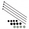 Revotec Quick Fastening Plastic Clamps (X4)