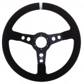 Volant GT2i PRO 70 Peau retournée Noir/Noir 70mm