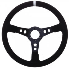 GT2i PRO 90 Suede Steering Wheel Black/Black 90mm
