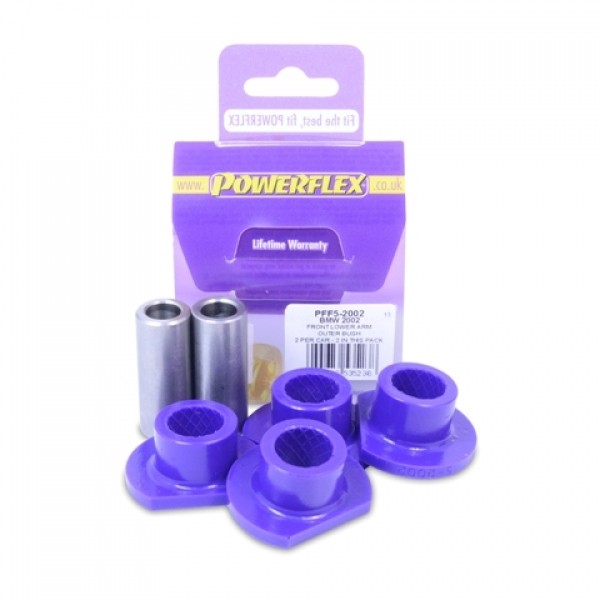 Powerflex Front Lower Arm Outer Bush BMW 1502-2002 (2 pieces) - PF-F52002-2 - PFF5-2002 - 5055676535238
