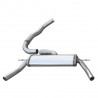 Terminale Inox Inoxcar Renault Clio 4 RS Dopo 2013 1 Silenziatore 1X50 Destra a Sinistra