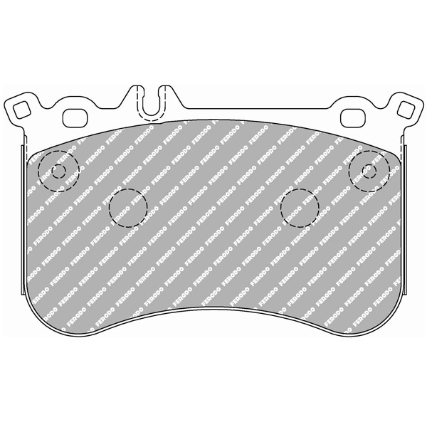 Plaquettes de Frein Ferodo DS25 Avant Mercedes A45 AMG - F-CP4806H - FCP4806H - 3661768540626
