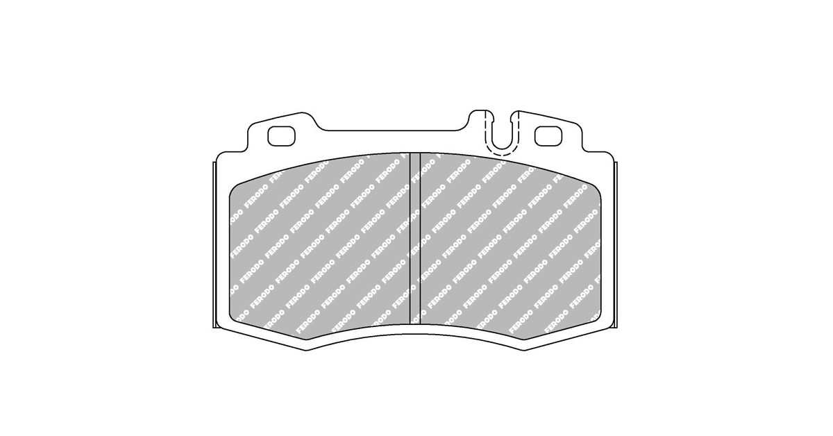 Plaquettes de frein Ferodo DS2500 avant pour MERCEDES C-CLASS 3.0 20v C30 CDi AMG 08.02 - 12.04 étrier BREMBO