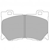 Pastiglie di Freno Ferodo DS2500 Anteriore Nissan 370Z