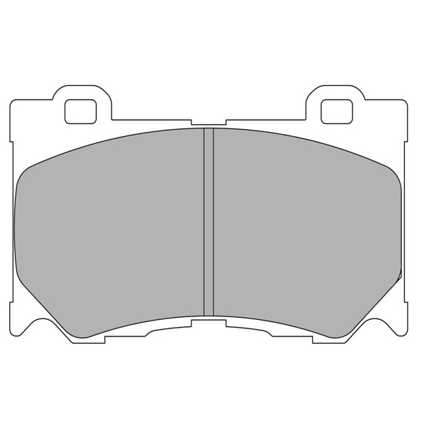 Bremsbeläge Ferodo DS2500 Avant Nissan 370Z - F-CP4172H - FCP4172H - 3661768425367