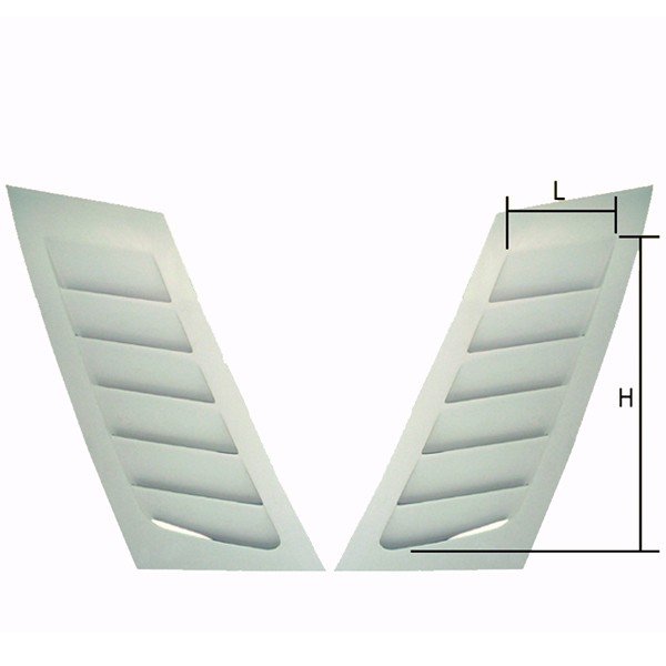 Luftansaugung Faserhaube 49X20cm (X2) - MXR-H08 - SMC-PACP/F-U Â  Â  - 3661768298473