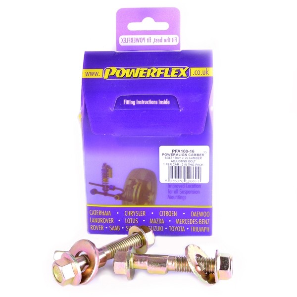 Silent Bloc Powerflex Kit Vis de Réglage de Carrossage 16 - PF-A100-16 - PFA100-16 - 5055676526694