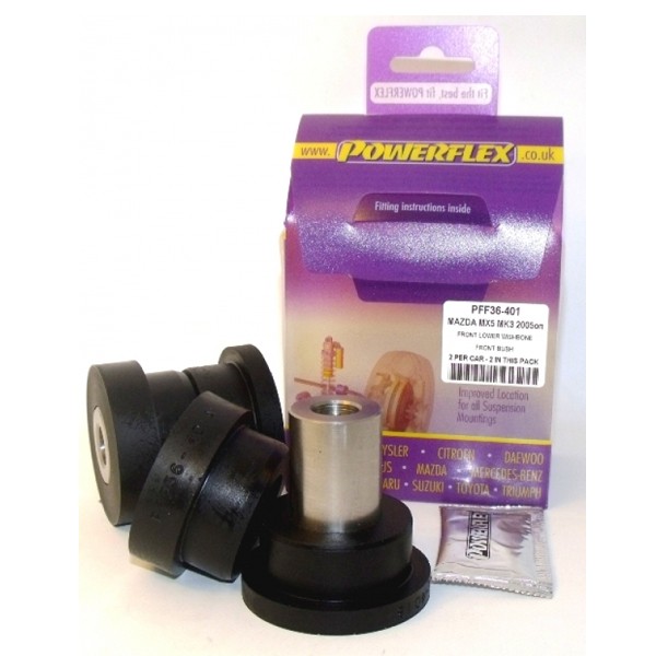 Silent Bloc Powerflex Avant Triangle Mazda RX8 (2 pièces) - PF-F36401-2 - PFF36-401 - 5055676505132