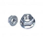 Hexagonal Nut wiht Toothed Base M6