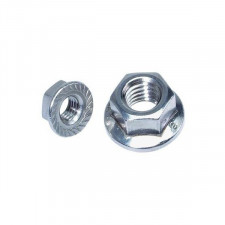 Sechskantmutter mit geripptem Ansatz M8