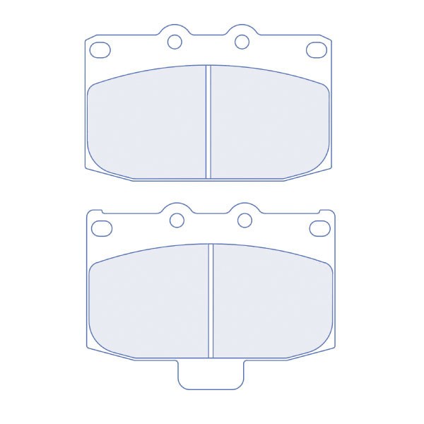 Plaquettes de Frein CL Brakes RC6 Mazda RX7 - CL-4136-RC6 - 4136 RC6 - 3661768577370