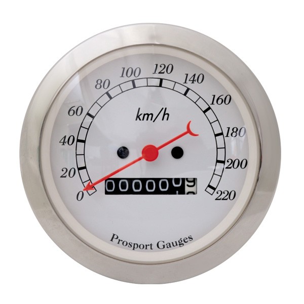 Mechanischer Geschwindigkeitsmesser Classic Prosport 0-220KMH - CT-VIT-M-BL - 338MSPCC - 3661768532911
