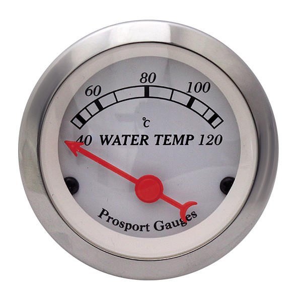 Classic Prosport Water Temperature Gage 52mm 120°C - CT-TE-003-BL - 216WTCC - 3661768532928