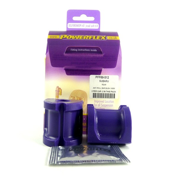Silent Bloc Powerflex Wankstabilisator Subaru Impreza 16mm - PF-R6951216-2 - PFR69-512-16 - 5055676508782