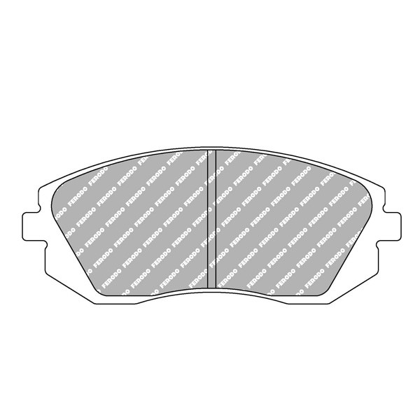 Ferodo DS2500 Front Brake Pads Subaru Impreza - F-CP1639W - FCP1639W - 3661768578377