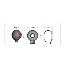 Rodobal Rod End Dust Cap 32.5mm