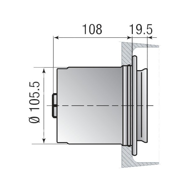 Boccole di spurga per linea di presa Staubli - G-SAF45-5000DNJV - SAF45.5000/DN/JV - 3661768579244