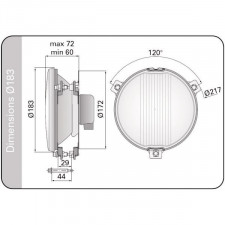 Optique sur Rotule Longue-Portée GT2i Race & Safety 183mm 