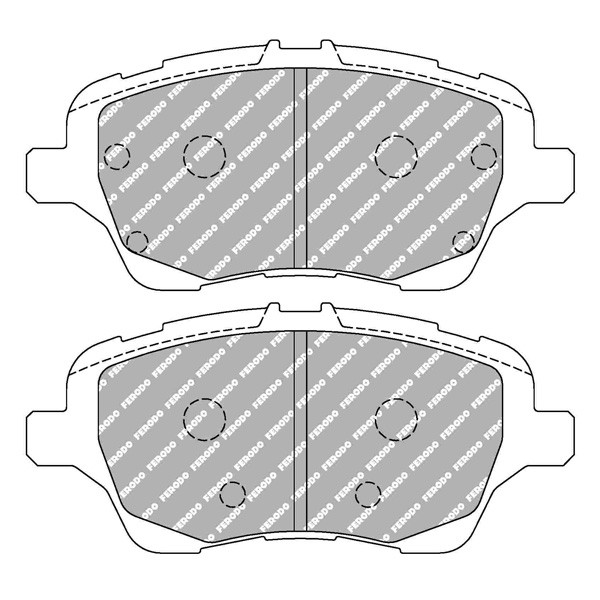 Pastiglie di Freno Ferodo DS2500 Ford Fiesta VI ST 180 Anteriore - F-CP4612H - FCP4612H - 3661768581117