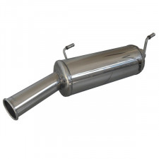 Inoxcar Rear Exhaust eugeot 206 2.0 16V After 1999 76 Retro