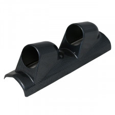 Portastrumento parabrezza GT2i Race & Safety 2 manometri look carbonio