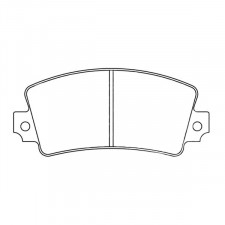 Brake pads CL Brakes RC6 ALPINE A110 1300 1.3 (73CV) from 74 to 75