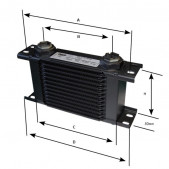 Radiateur Huile Setrab 19 Rangées M22x150