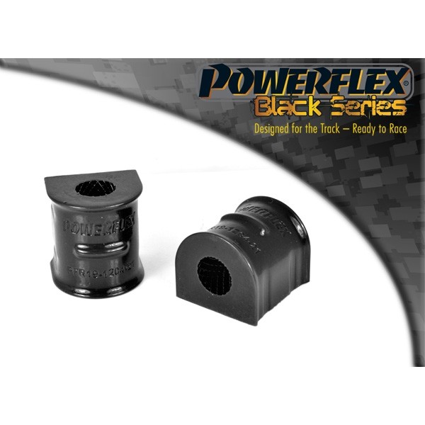 Powerflex Black Rear Anti-Roll Bar to Chassis Bush 21mm Ford Focus 2 ST/RS - PF-R19120421-2N - PFR19-1204-21BLK - 5055676523655