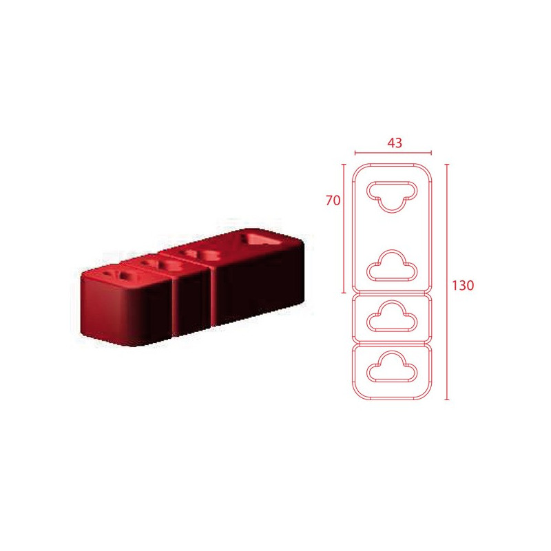 Silent-Bloc Powerflex Fixation Echappement universel - PF-EXH010 - EXH010 - 5055676511942