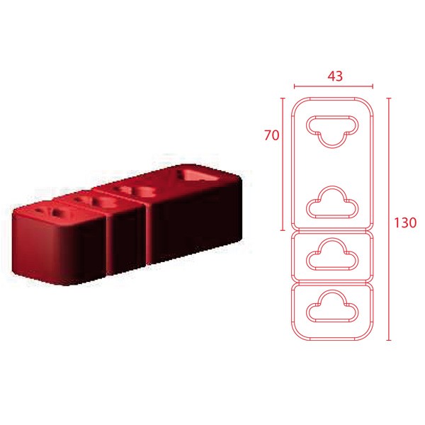 Powerflex Universal Fixing Exhaust Bush - PF-EXH010 - EXH010 - 5055676511942
