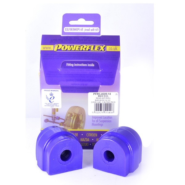 Silent Bloc Powerflex Barra Anti-Rollio 14mm BMW X1 E84 2008-2015 - PF-R5460914-2 - PFR5-4609-14 - 5055676512673