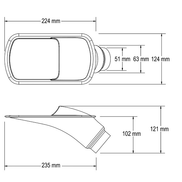 Revotec GT-Spektiv Durchmesser 63/51mm schwarz - REN-GTS1B - GTS-1BLK - 3661768583258