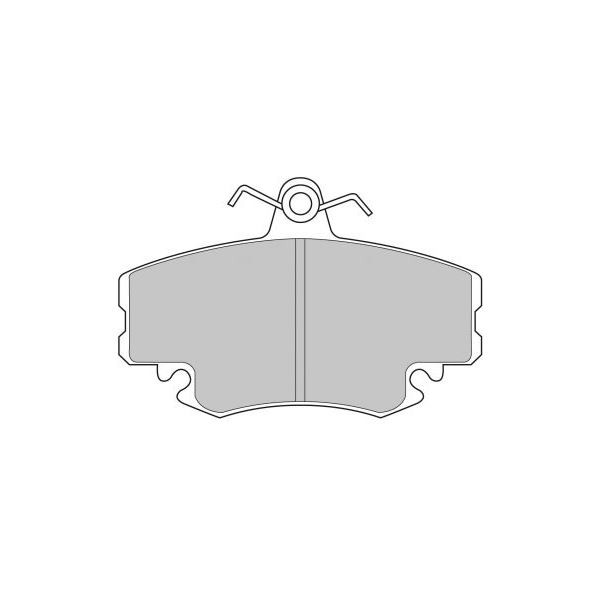 Plaquettes de Frein Ferodo DSP Avant Peugeot / Renault - F-DS845 - FDS845 - 3661768306390