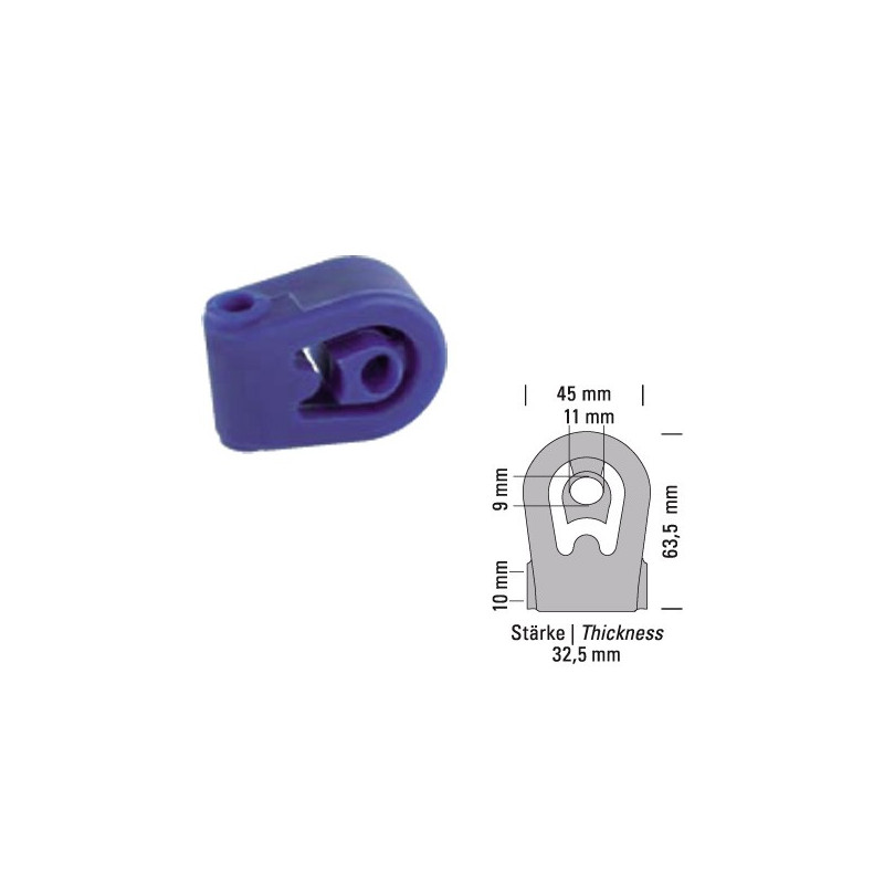 Silentbloc Auspuff 220°C POWERSPRINT - PS-909867 - 909867 - 3661768476994