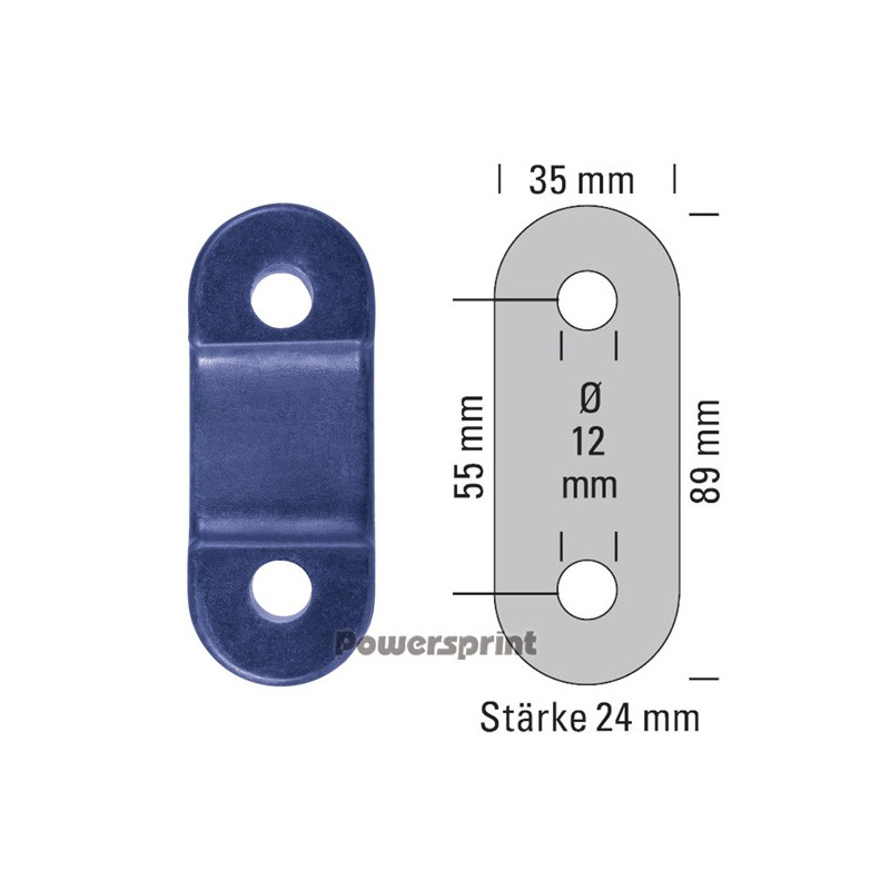 Silent Bloc Scarico 220°C Powersprint spessore 24mm - PS-909851 - 909851 - 3661768579107