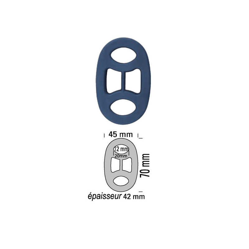 Silentbloc Auspuff 220°C POWERSPRINT Dicke 42mm - PS-909917 - 909917 - 3661768257791