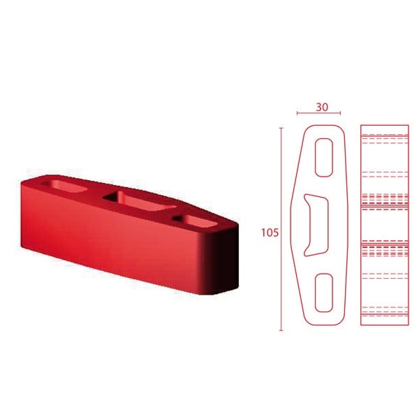 Silent-Bloc Powerflex Echappement 30/105mm - PF-EXH004 - EXH004 - 5055676511881