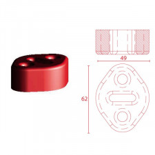 Silent-Bloc Powerflex Echappement Universel