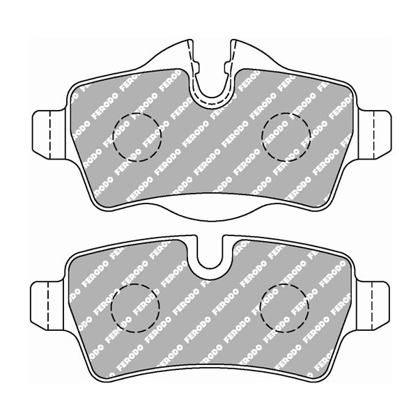 Pastiglie di Freno Ferodo DS25 Posteriore Mini R55-R59 - F-CP1975H - FCP1975H - 3661768584149