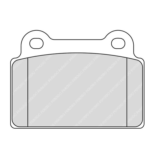 Plaquettes de Frein Ferodo DS2500 Arrière Mitsubishi Evo X Après Décembre 2007 - F-CP4168H - FCP4168H - 3661768282182