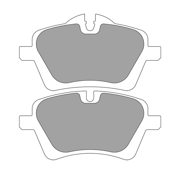 Plaquettes de Frein Ferodo DS2500 Avant Mini 1.6 Turbo S - F-CP4080H - FCP4080H - 3661768317952