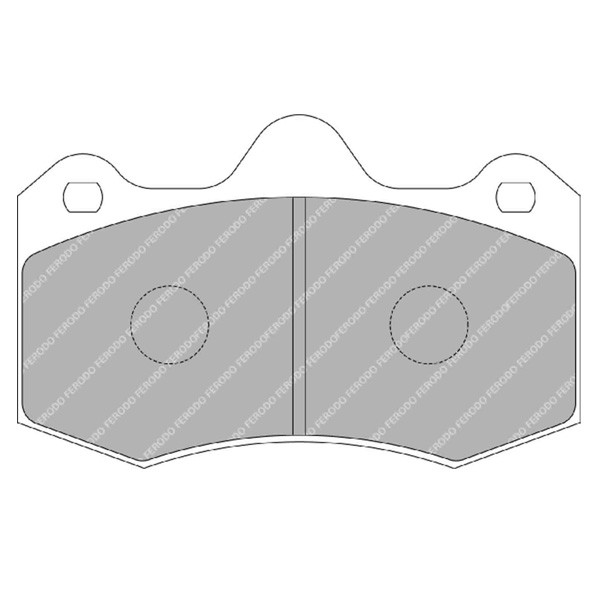 Plaquettes de Frein Ferodo DS3000 Etrier Avant Renault Clio V6 Montage AP - F-RP3083W - FRP3083W - 3661768584514