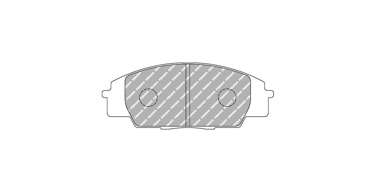 Bremsbeläge Ferodo DS1.11 vorne für HONDA Civic 1.7 CTDi 01.02 - 09.05 SUMITOMO Bremssattel