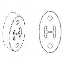 Powerflex Universal Exhaust mount