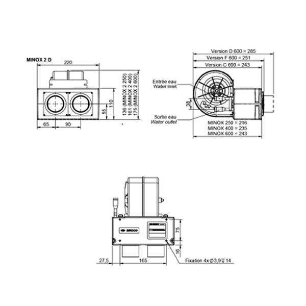 Siroco Minox Heating 12/24V 150W 290m3/h 1.5Kg - EL-CHAUF2 - 01305132 - 3661768470077