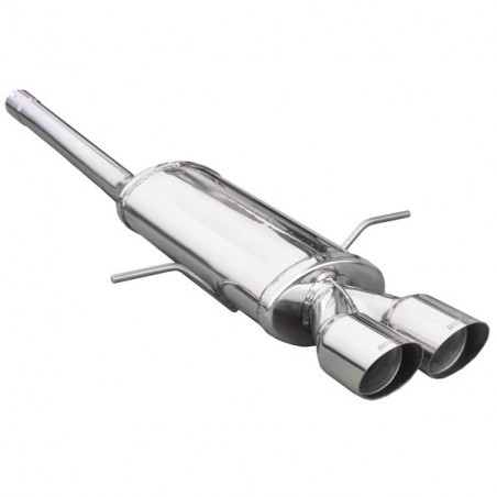 Inoxcar Rear Exhaust Mini R56 JCW 2009-2012 2x80 Racing