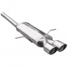 Inoxcar Rear Exhaust Mini R56 JCW 2009-2012 2x80 Racing