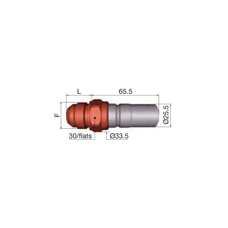 Raccordo Maschio 1 1/16x12JIC FIA Benzina Dash 12 - G-SPT12-7658LJV - SPT12.7658/L/JV - 3661768015872