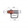 Coupleur Mâle 9/16 JIC FIA Essence Dash 6