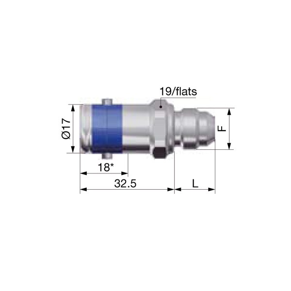 Staubli Male Coupling 7/16 JIC Dash 4 - G-SPH05-1653BKJE - SPH05.1653/BA/KR/JE - 3661768313053